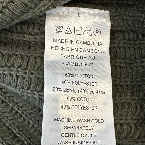 NWT Michael Kors Women's Kaki Short Sleeve Crew Neck Knit Top - m - Picture 8 of 8